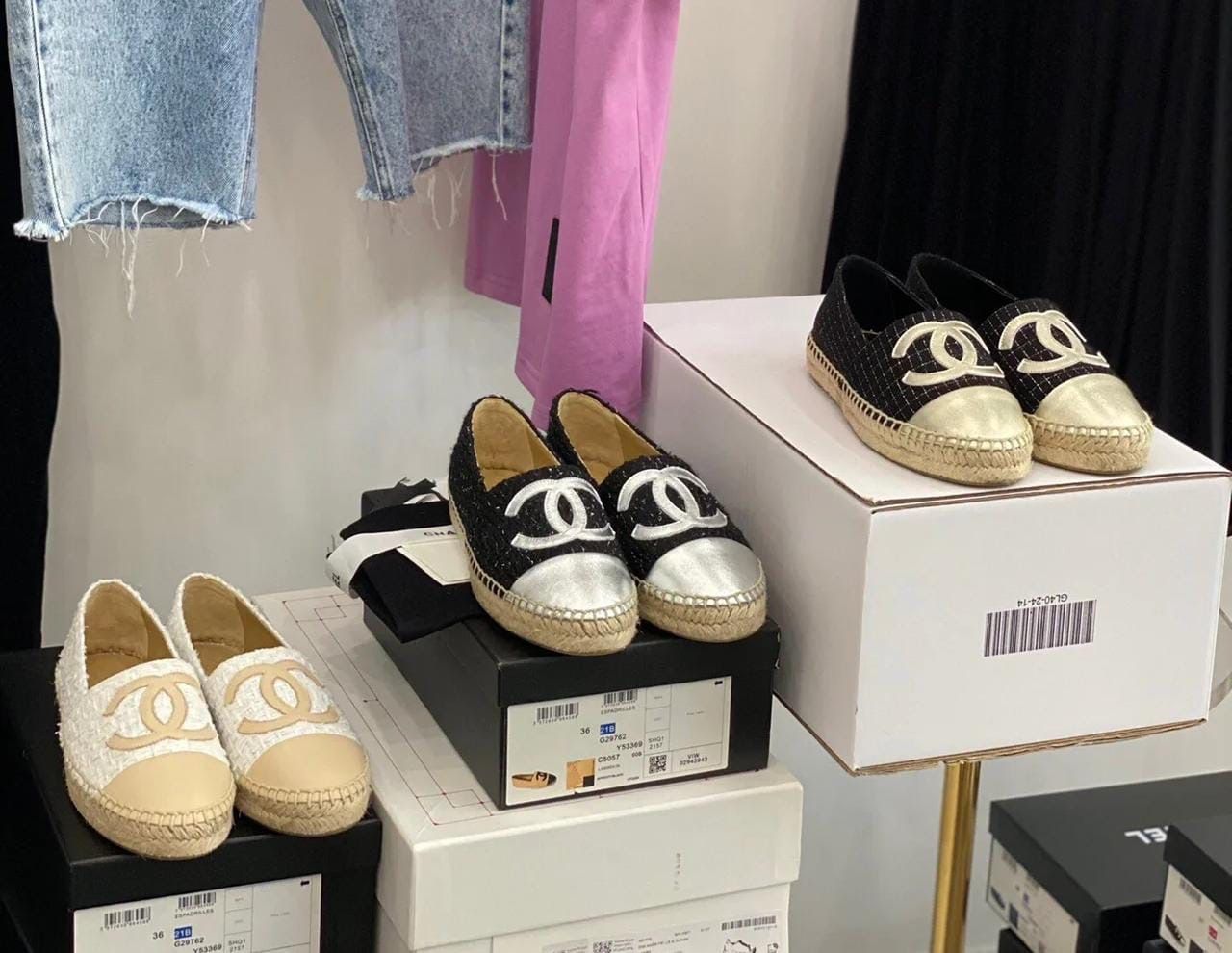 CC Espadrille-Black / Silver_0