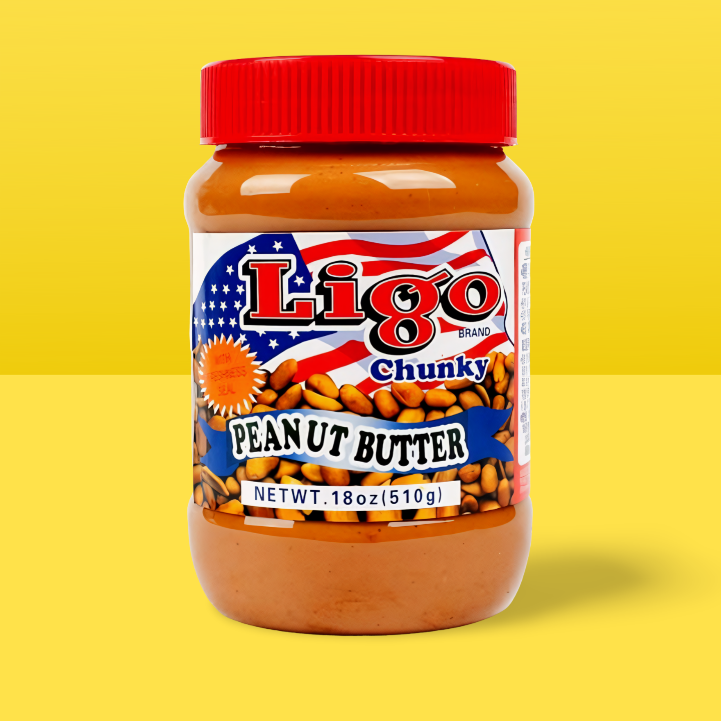 Ligo Peanut Butter Chunky 510g_0