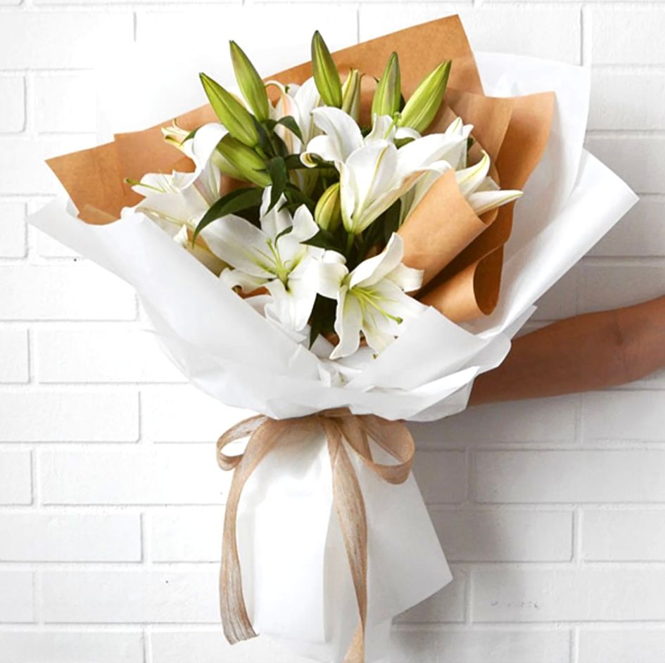 LILIES BOUQUET WRAP_2
