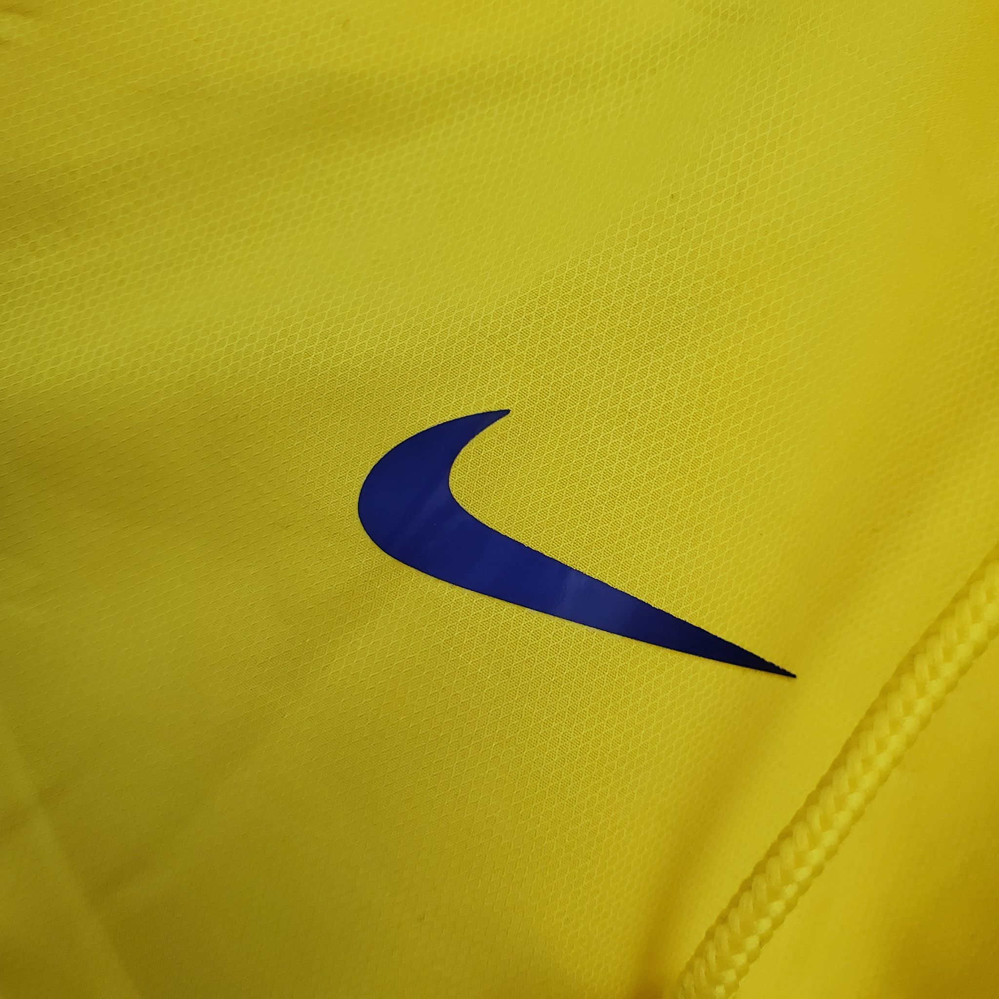 Al Nassr hooded windbreaker 1 (Yellow/ Navy Blue)_3