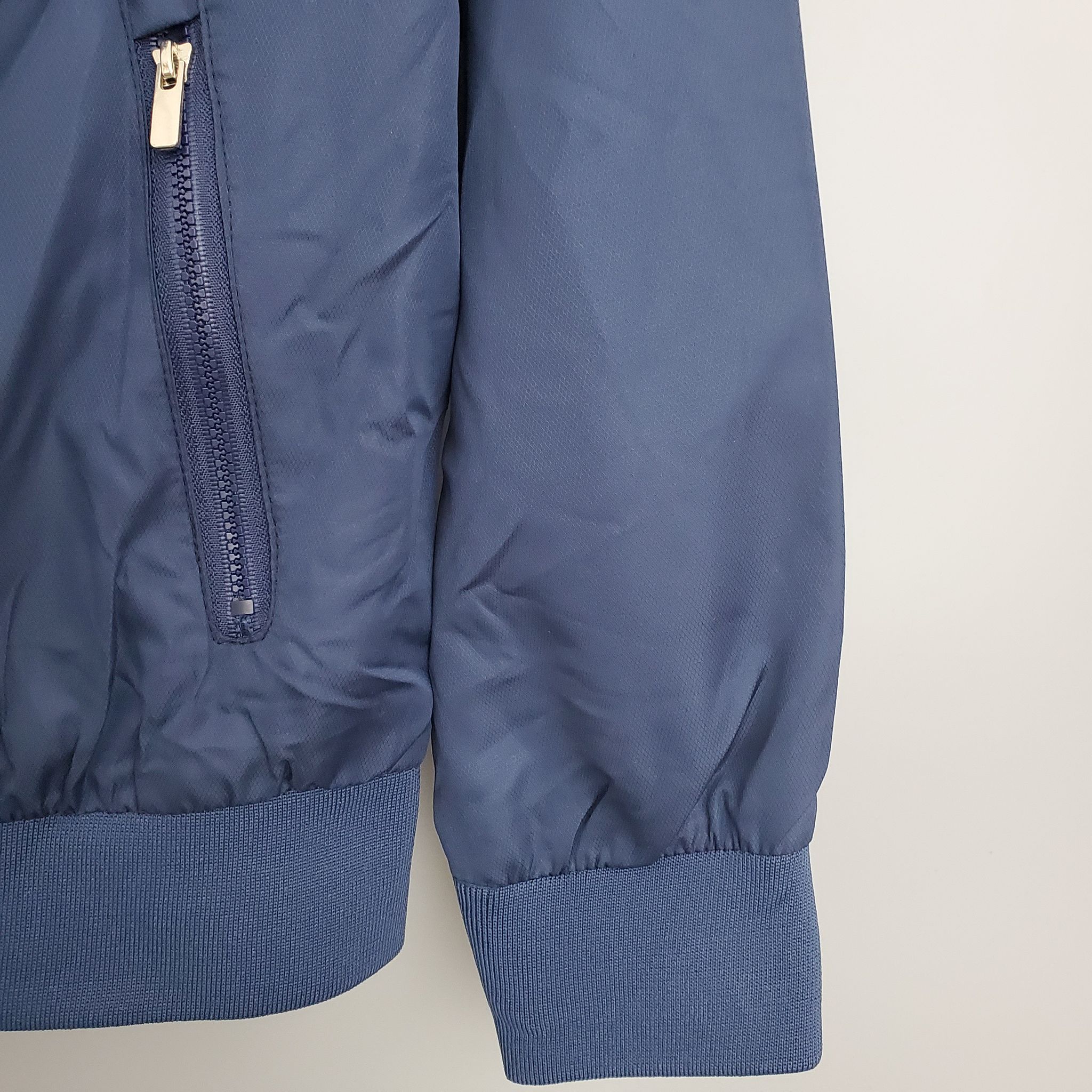 Al Nassr hooded windbreaker 1 (Yellow/ Navy Blue)_4