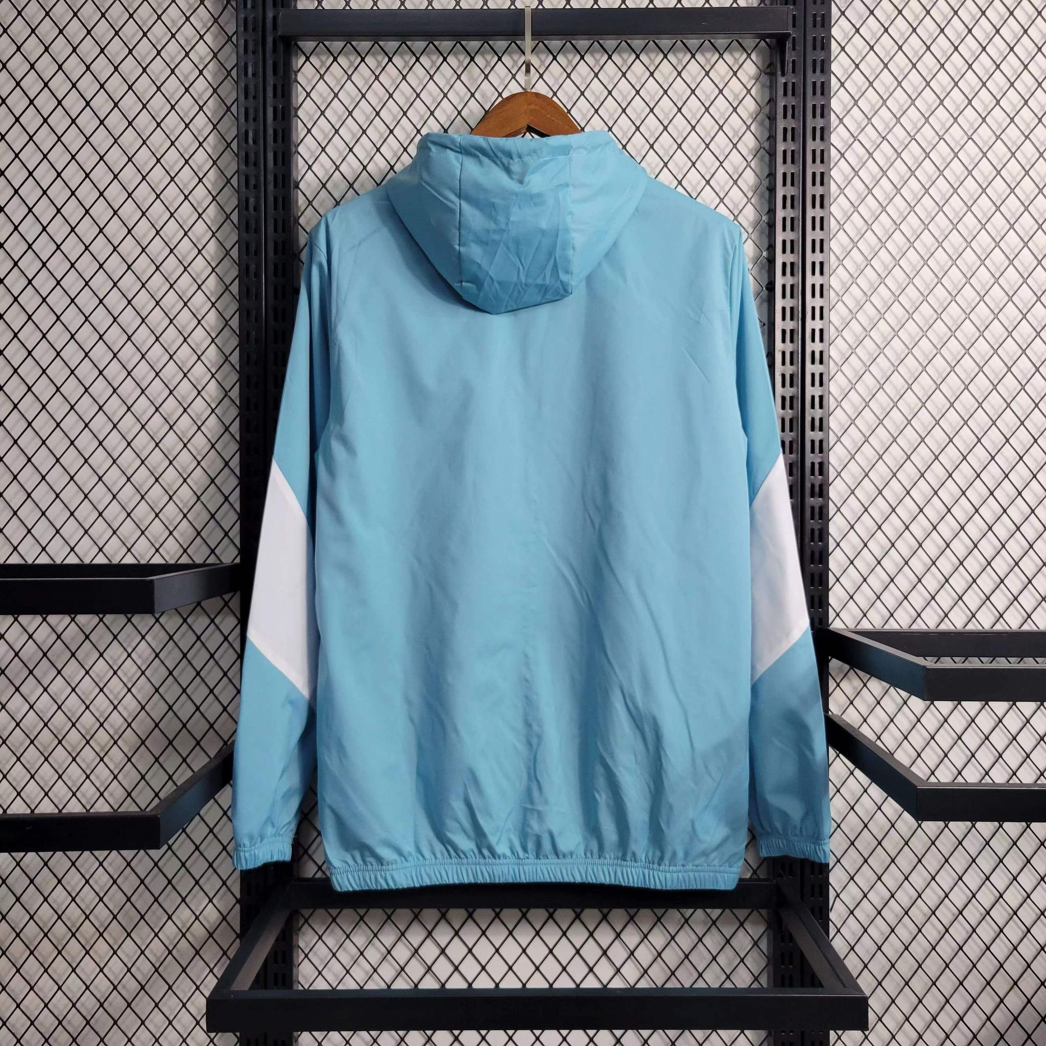 Manchester City hooded windbreaker 5 (Sky Blue/White)_1