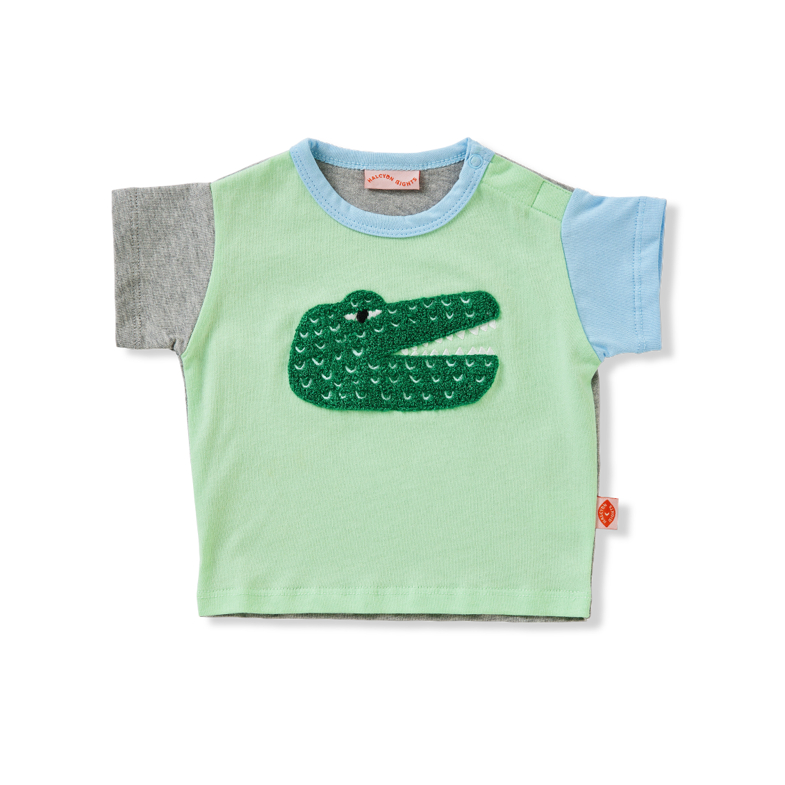 Cotton Applique T-shirt (Crocodile)_0
