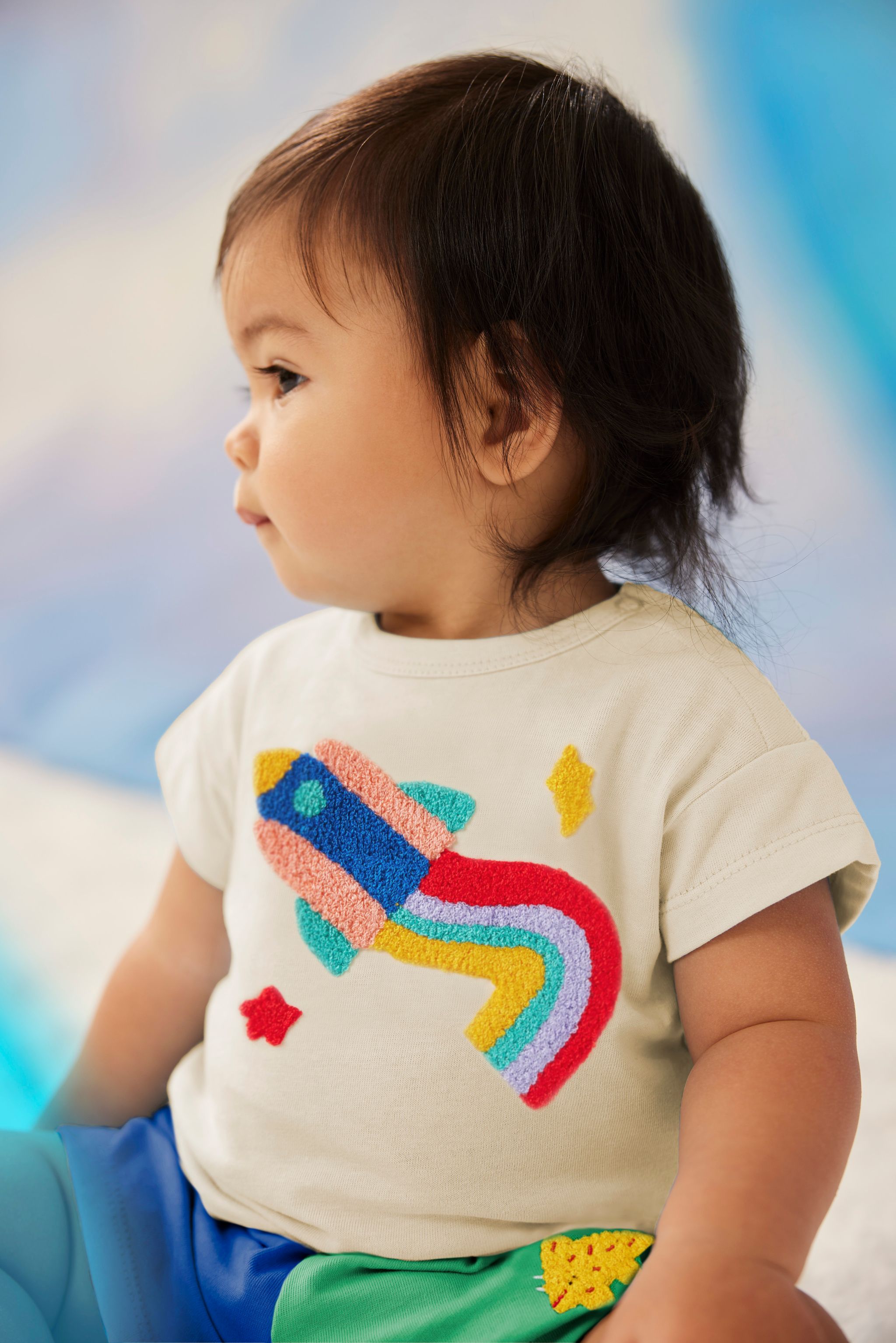 Cotton Applique T-shirt (Rocket)_1