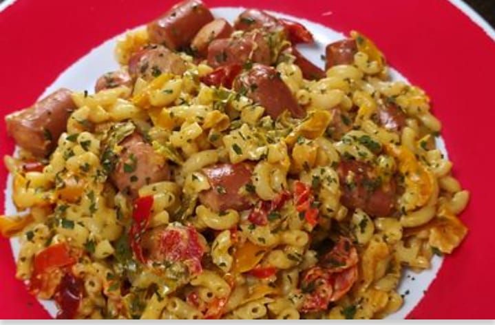 Coquillette + saucisse - CHEZ RAHMANE ET FRERES_0