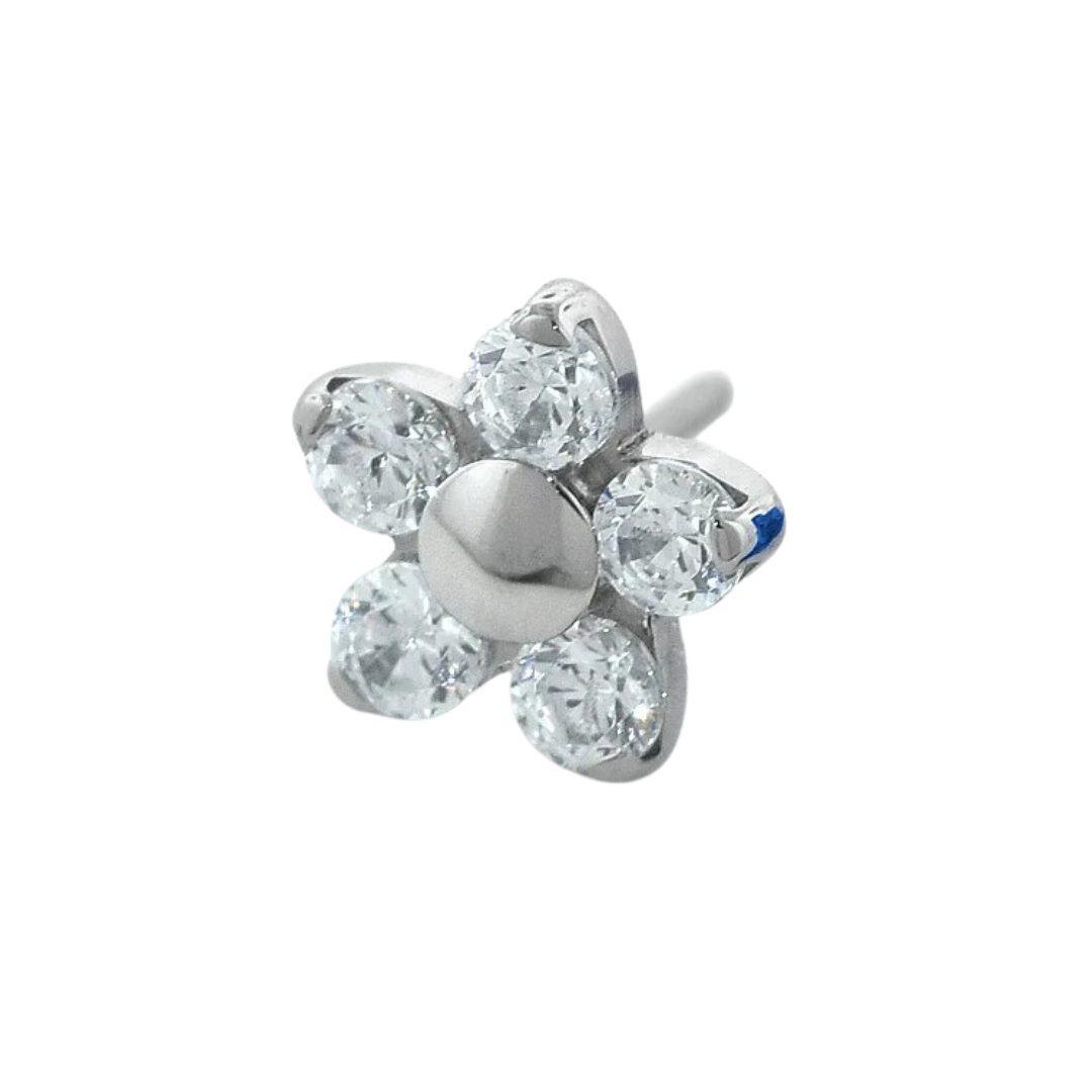 Labret flor blanca mediana_0