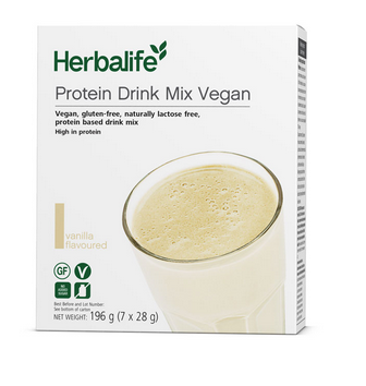 Protein Drink Mix Vegan Sachets Vanilla Flavoured 196 g (7 x 28 g)_0