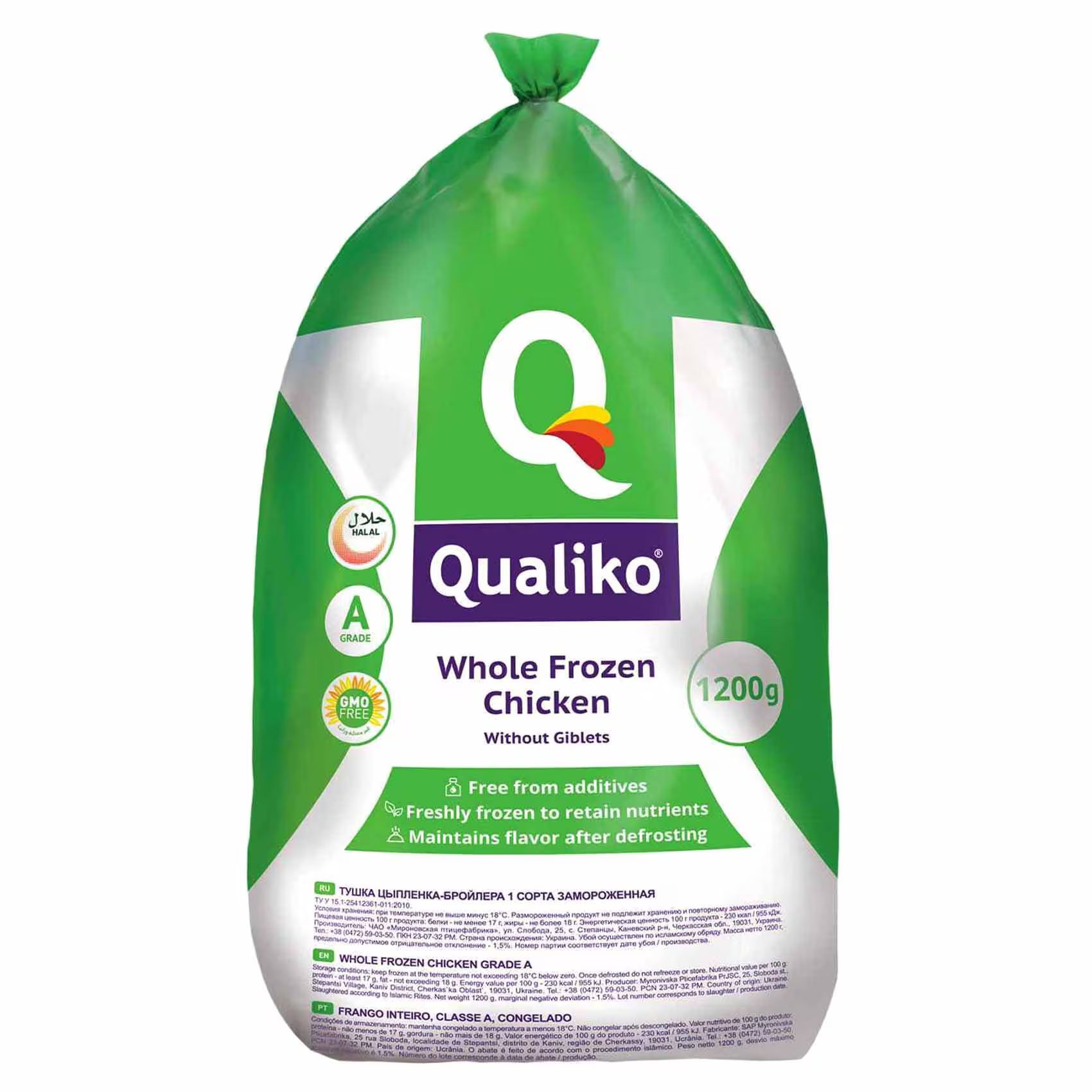 QUALIKO WHOLE CHICKEN GRILLER 12X1200 Gram (g)_0