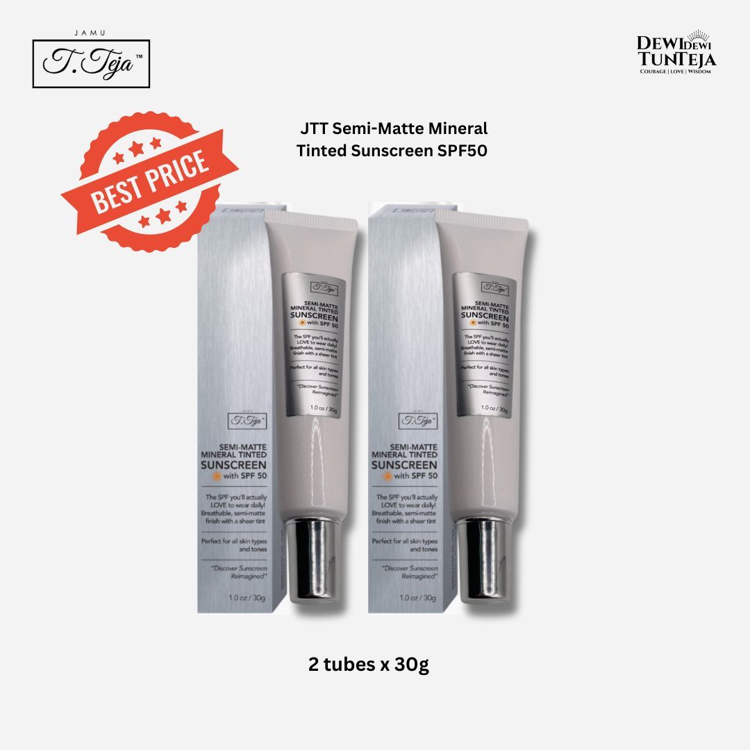 JTT Semi-Matte Mineral Tinted Sunscreen SPF50, 30g _1