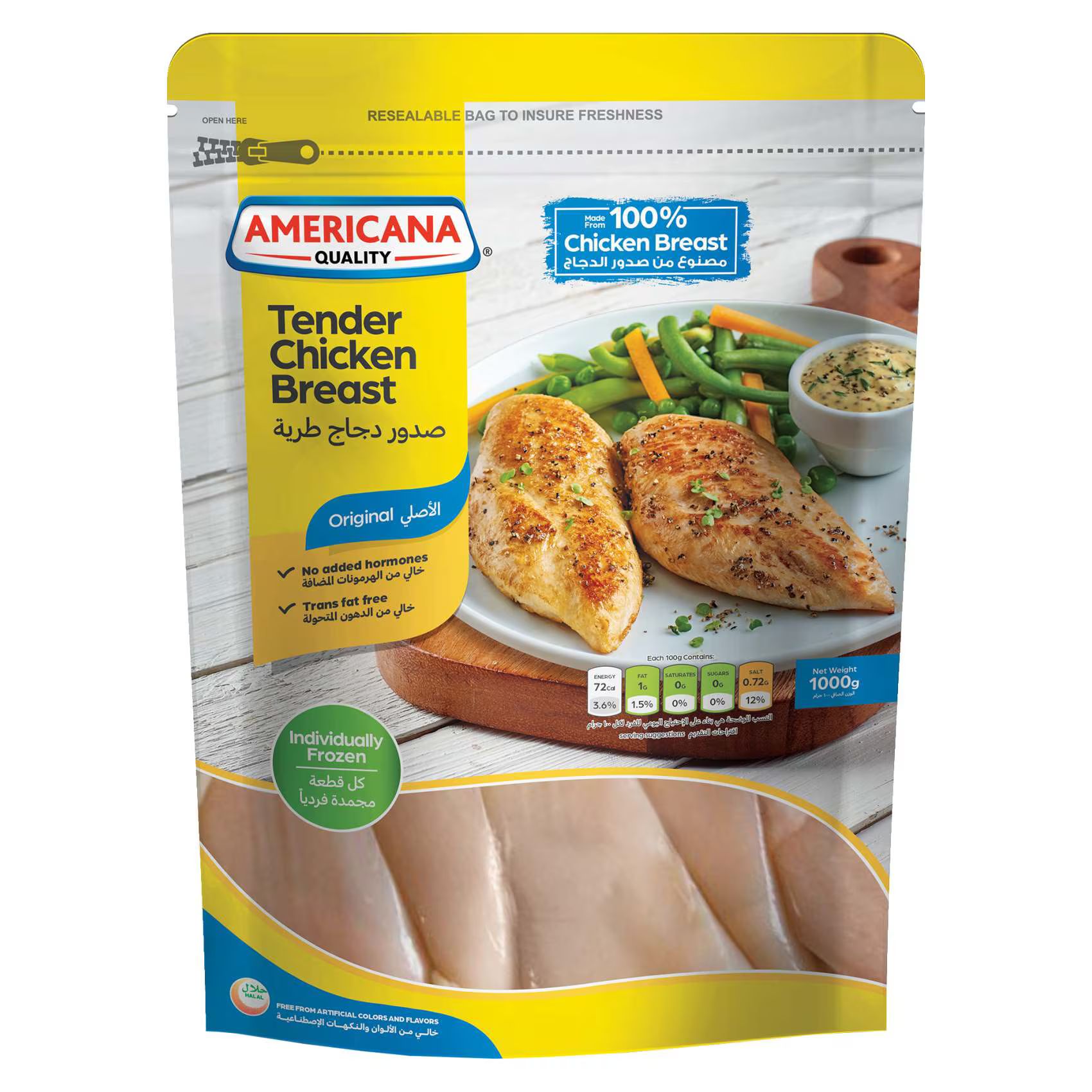 AMERICANA CHICKEN BREAST 10X1 Kilogram (kg)_0