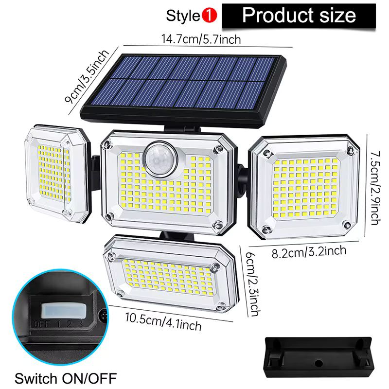 333LED Solar Wall Light_1