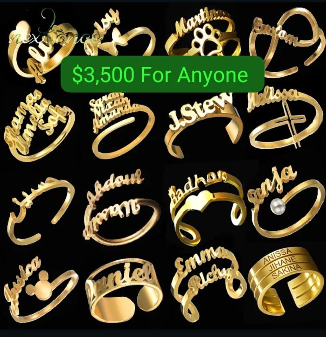 Female customize name ring_0