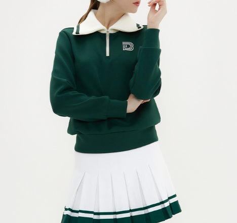 Duvik - Kara Knit Zip-up Brujong T-Shirt _1