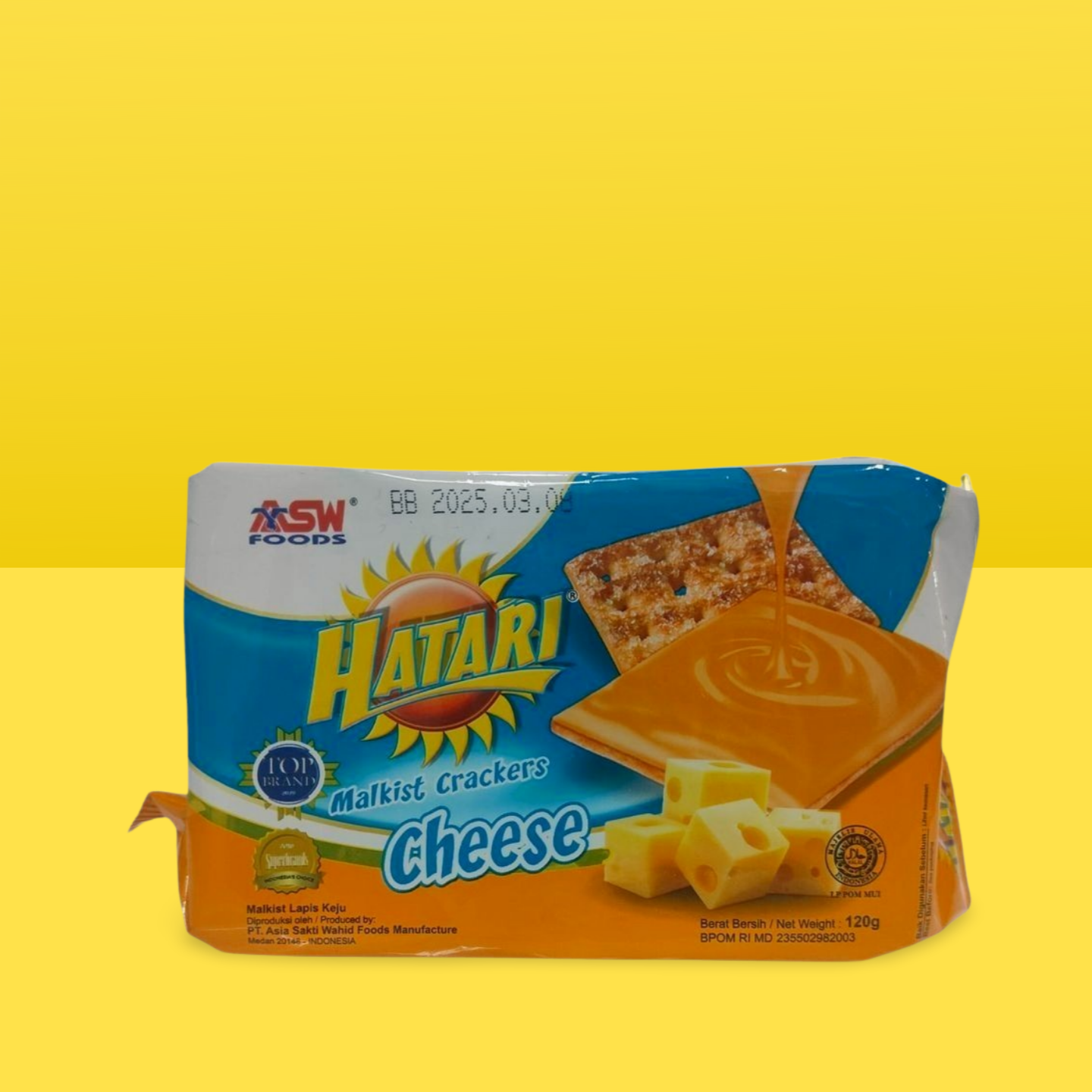 Hattari Malkist Crackers Cheese 120g_0