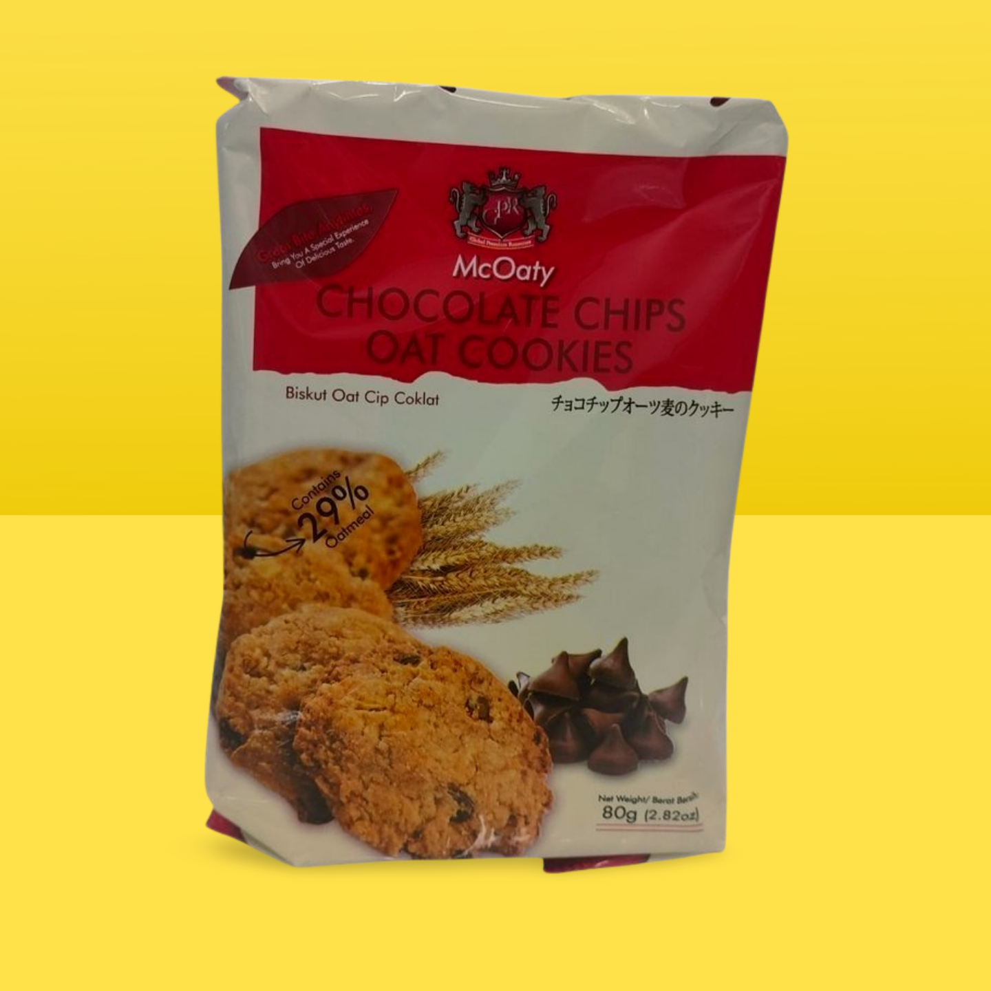 Choclate Chips Oat Cookies 80g_0