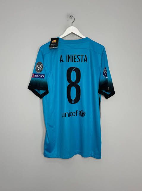 Barcelona 2015/16 Third Shirt (Blue)_5
