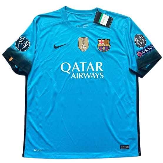 Barcelona 2015/16 Third Shirt (Blue)_0