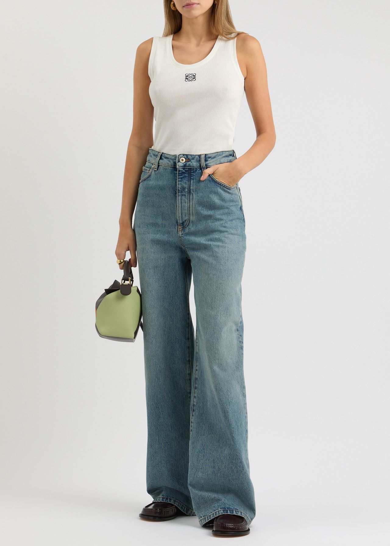 Loewe anagram top - white _3