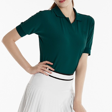 Duvik - Yoko Open Collar Gaori Fit T-Shirt_0