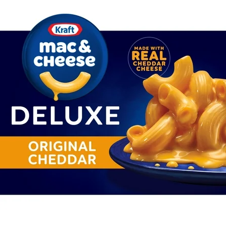 Kraft Deluxe Macaroni and Cheese Dinner - Original - 1 Box (14 oz)_0