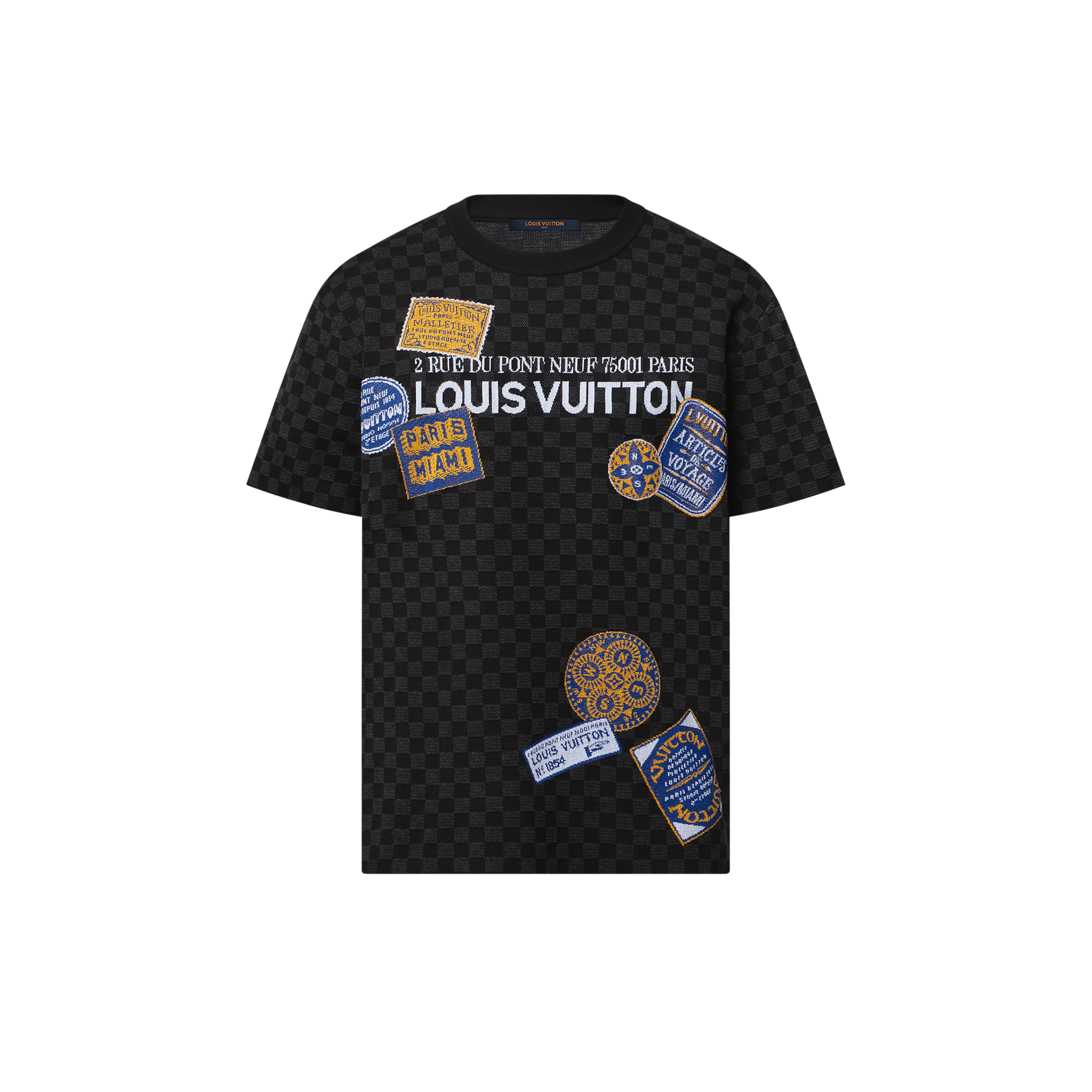 T shirt Louis Vuitton damier new collection _3