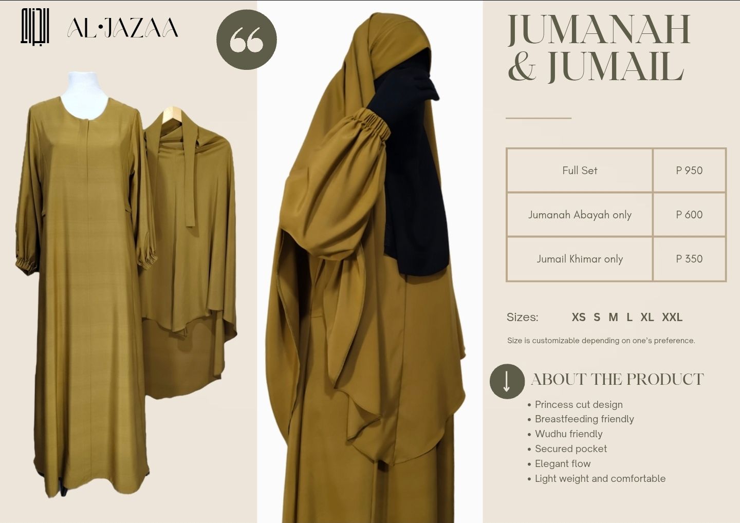 Jumanah Abayah with Khimār _0