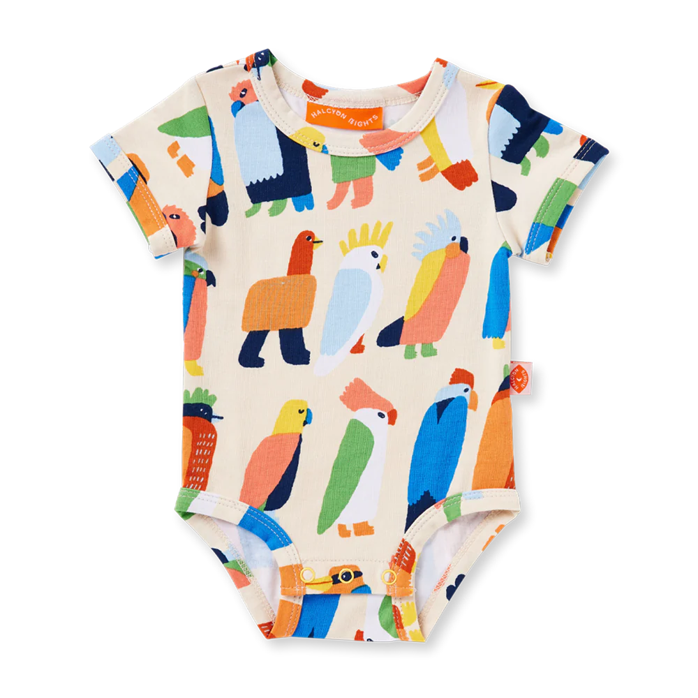 Short Sleeve Bodysuit (Flamin' Galah)_0