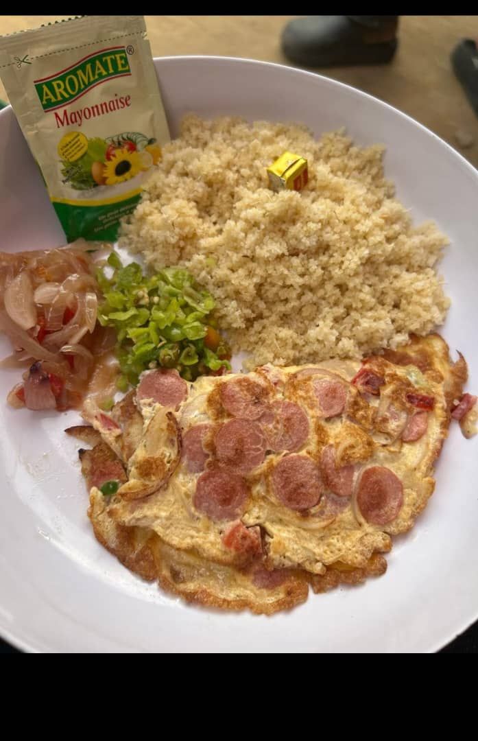 Garba + omelette + saucisse - FLORA FOOD_0