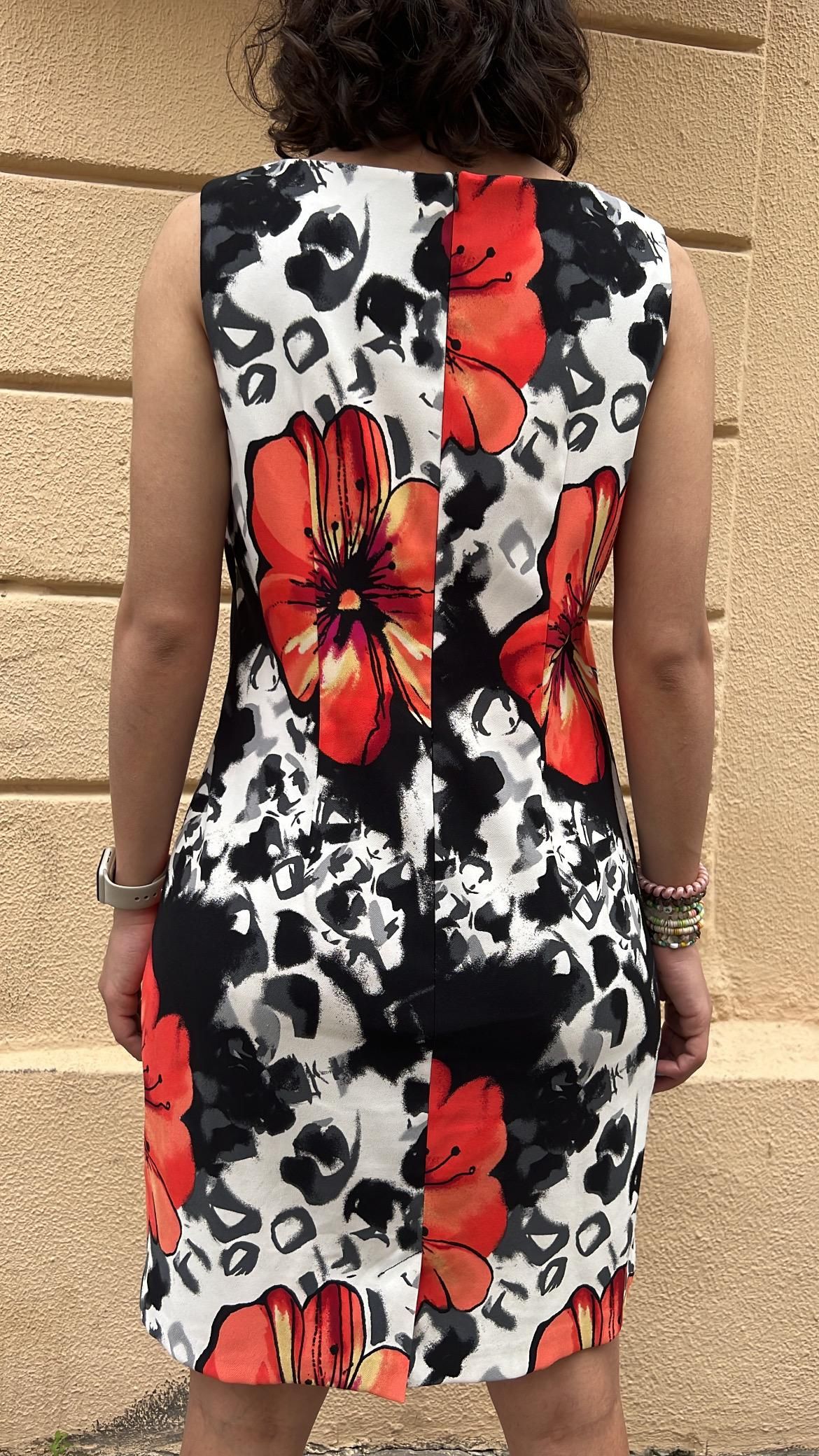 Floral Print Sleeveless Mini Dress_3