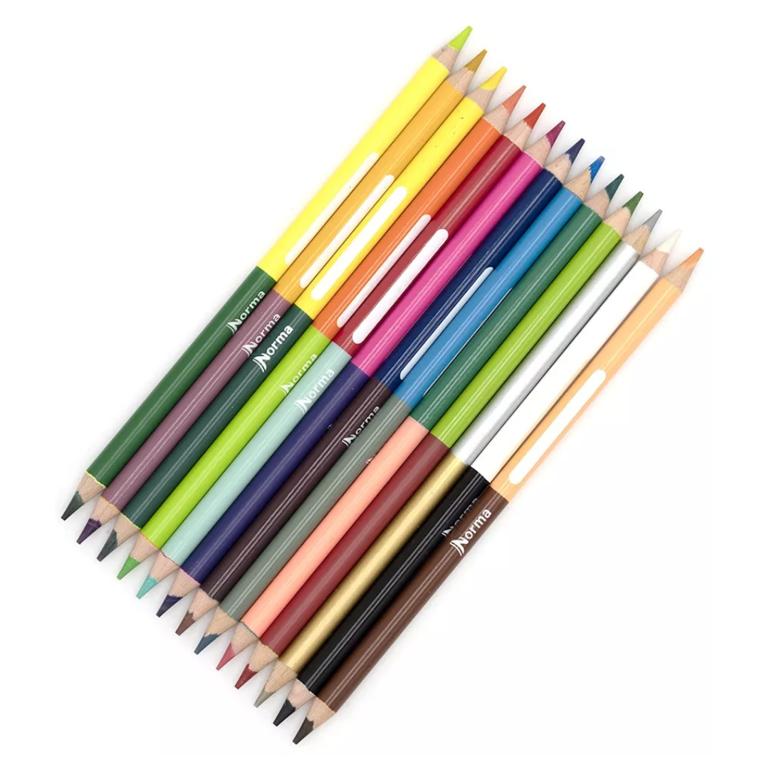 Colores Norma (doble punta) 13pza.=26colores_1