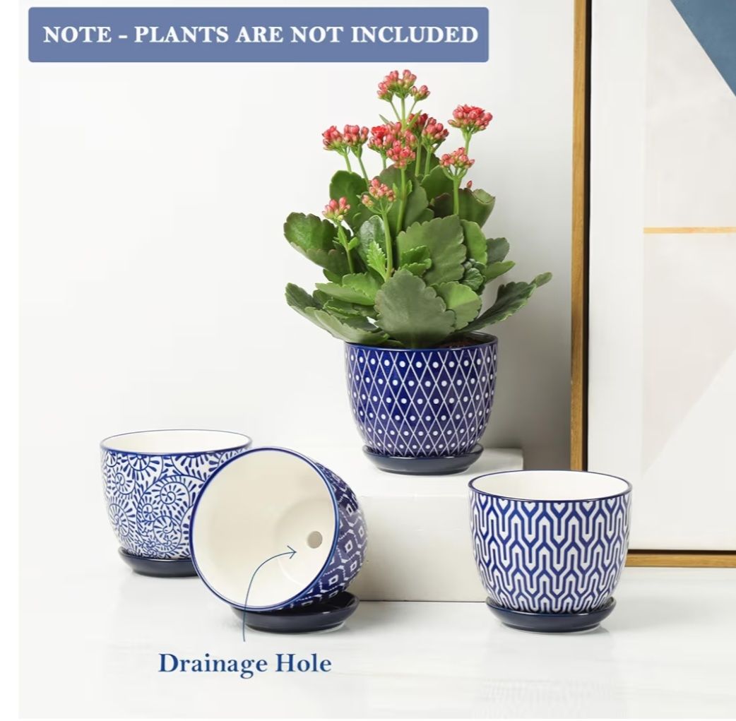 Ceramic Flower Pot (4 Small Pots)_1