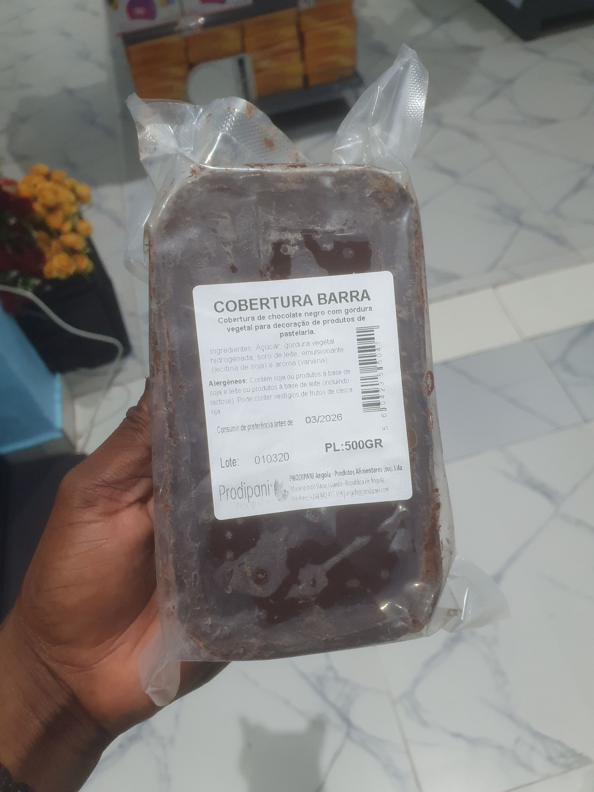 Chocolate Barra para Cobertura 500kg _2