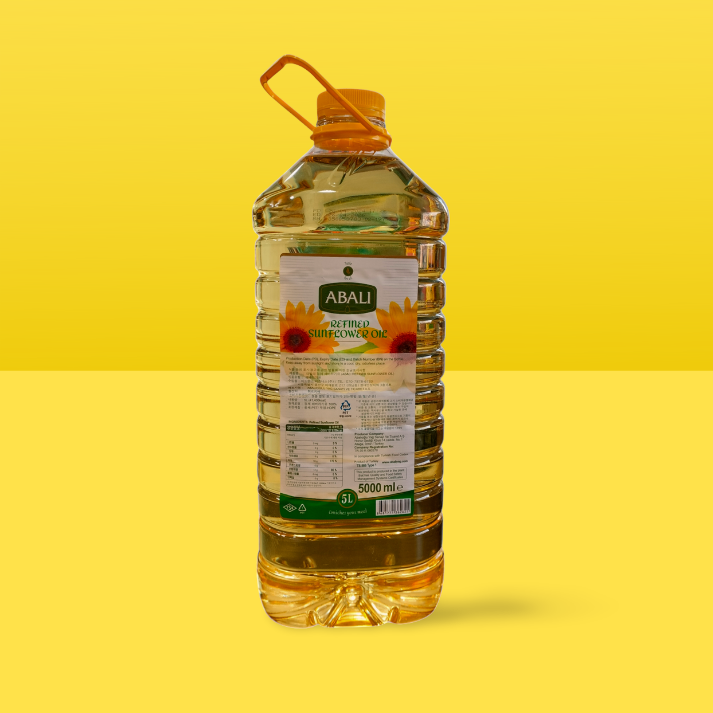 Abali Refined Sunflower Oil 5L_0
