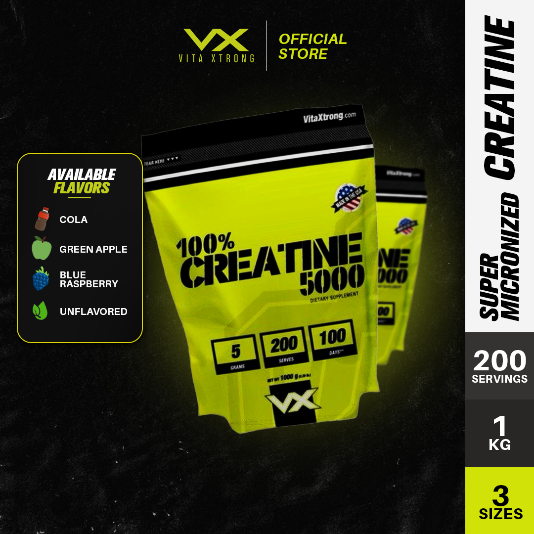 Vitaxtrong Creatine Monohydrate (500G) Super Micronized Powder, Muscle Strenght & Recovery, Halal [VX]  _2