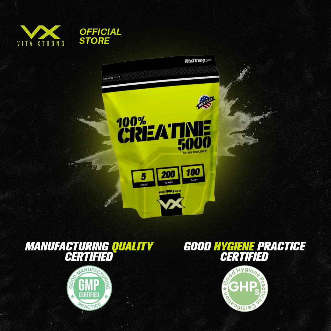 Vitaxtrong Creatine Monohydrate (500G) Super Micronized Powder, Muscle Strenght & Recovery, Halal [VX]  _4