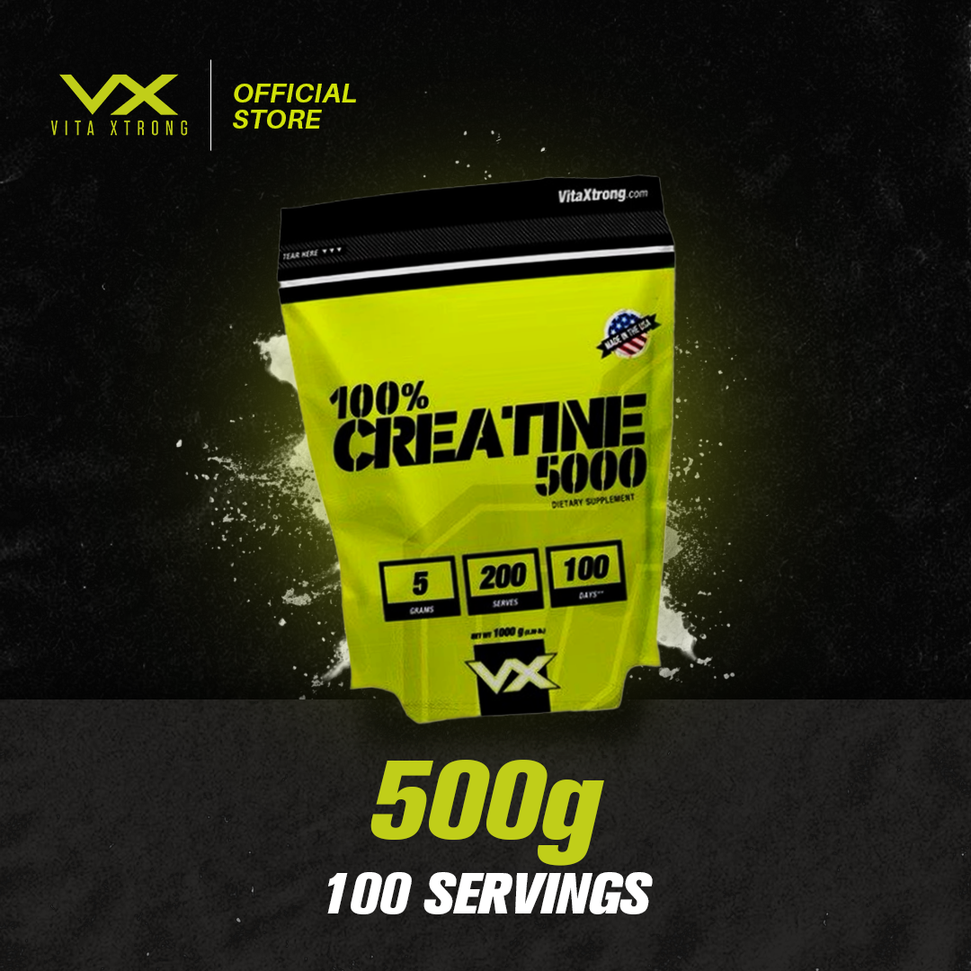 Vitaxtrong Creatine Monohydrate (500G) Super Micronized Powder, Muscle Strenght & Recovery, Halal [VX]  _0