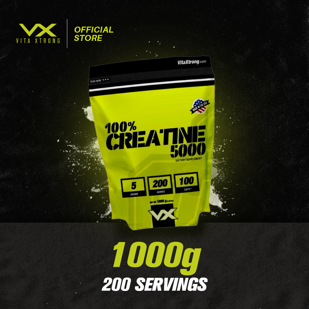 Vitaxtrong Creatine Monohydrate (1000G) Super Micronized Powder, Muscle Strenght & Recovery, Halal [VX]  _0