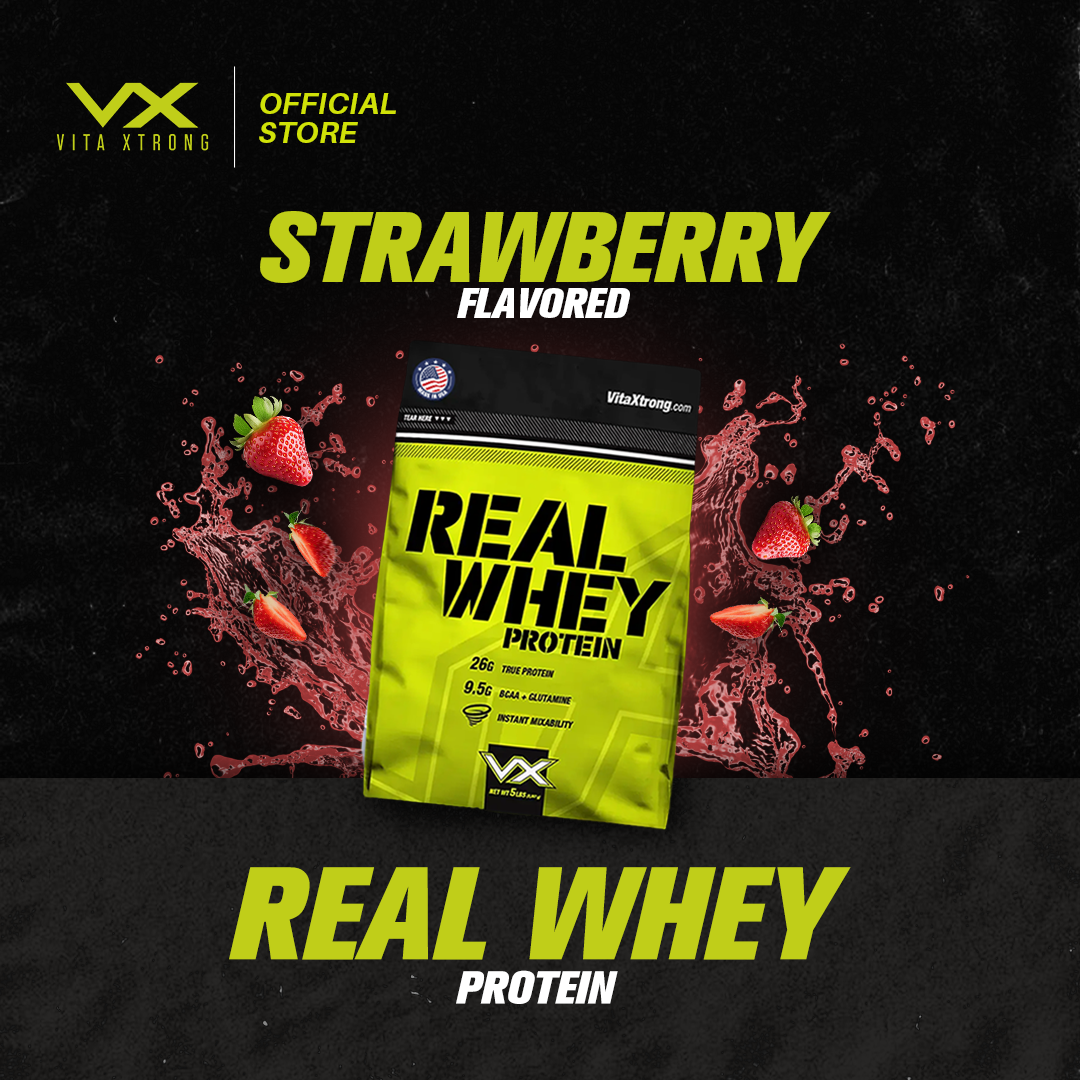 VITAXTRONG REAL WHEY 2lbs 1kg (third party lab tested) BUILD MUSCLE & BURN FAT_7