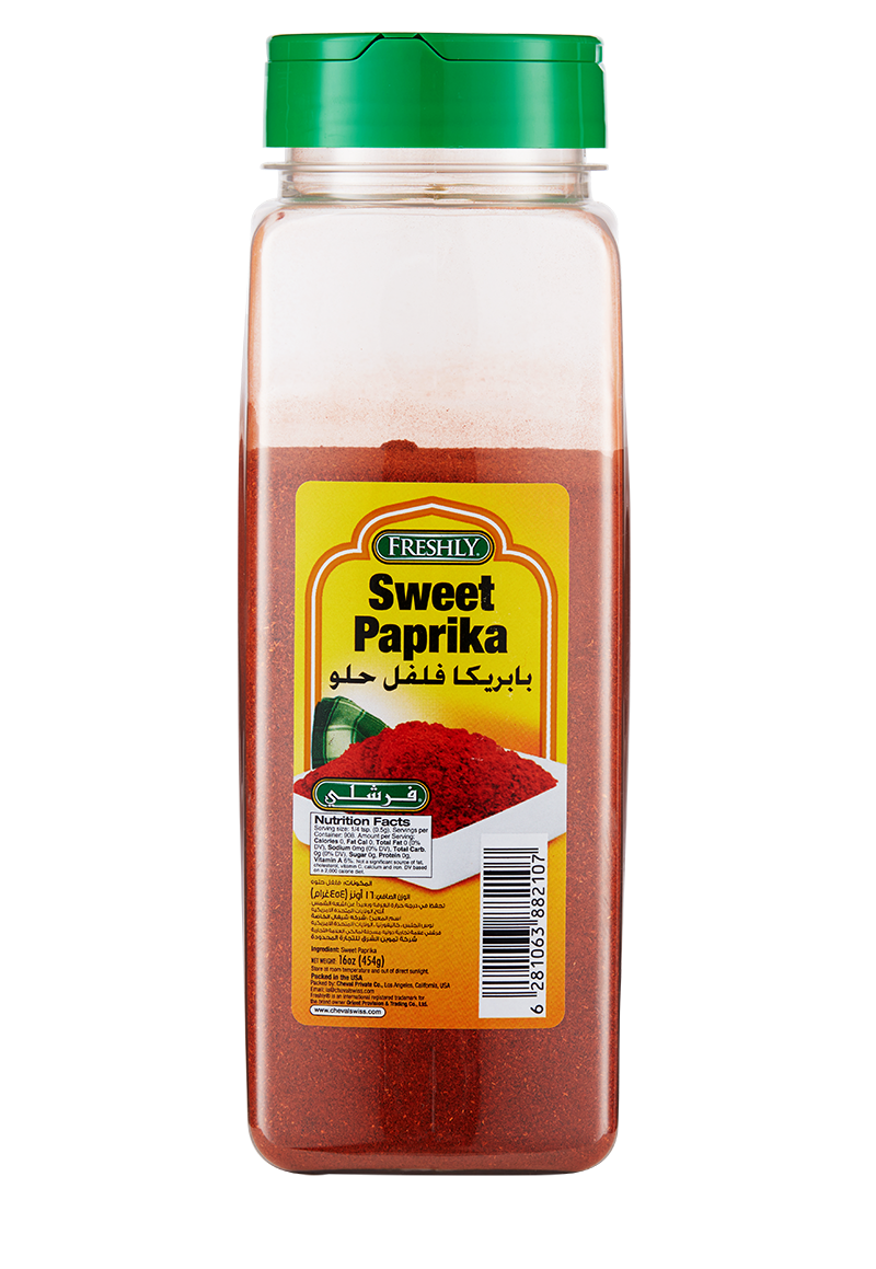 FRESHLY SWEET PAPRIKA POWDER 16Oz 6X454 Gram(g)_0