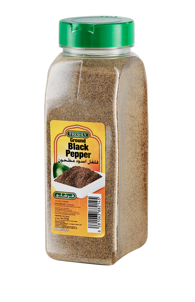 FRESHLY GROUND BLACK PEPPER 16Oz 6X454grm_0