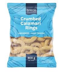 Breco Seafoods Calamari Squid Rings 400gr_0