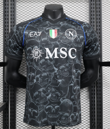 Napoli 2023/24 Halloween Shirt (Grey/black)_2