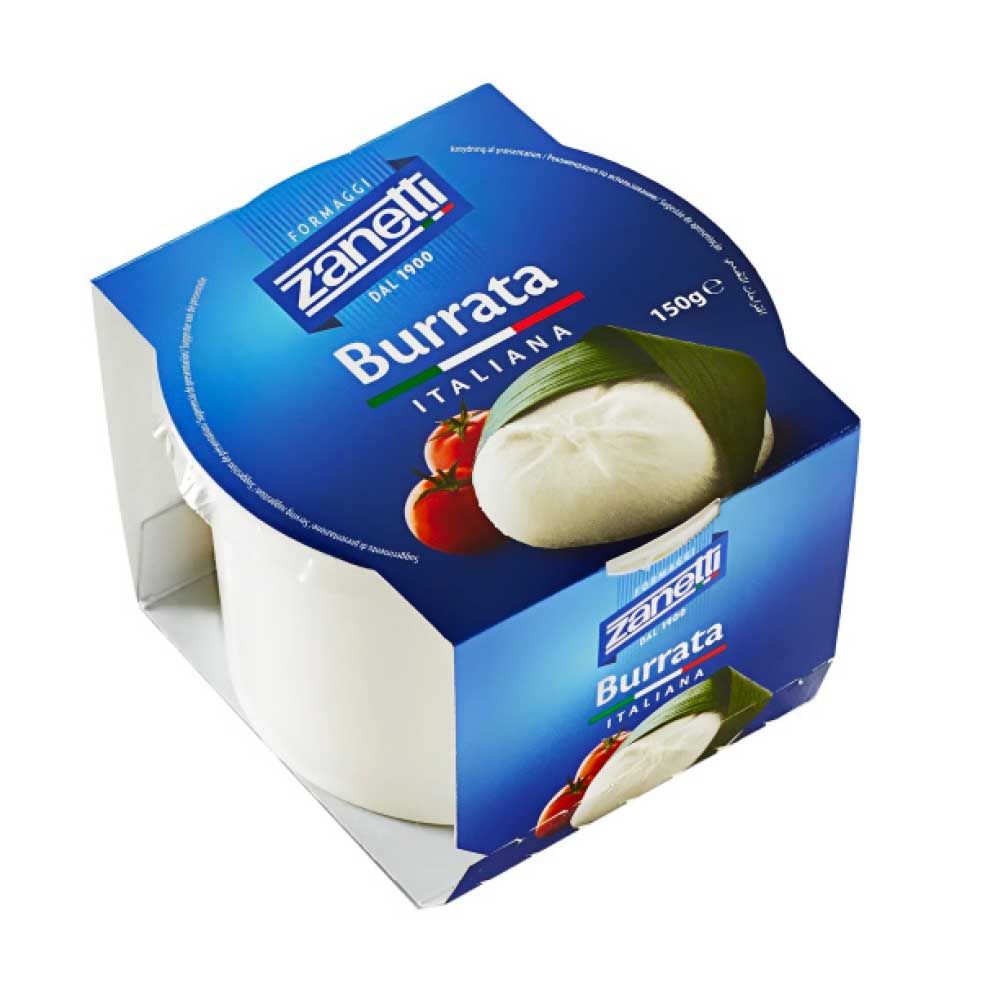 ZANETTI BURRATA CHEESE 1X100 Gram (g)_0