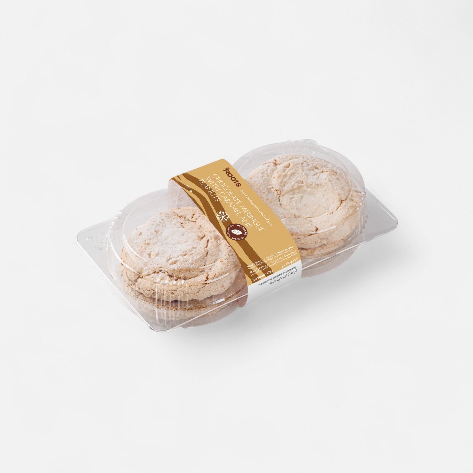 Roots Chocolate Meringue with Caramel & Peanuts Frozen 120g_0