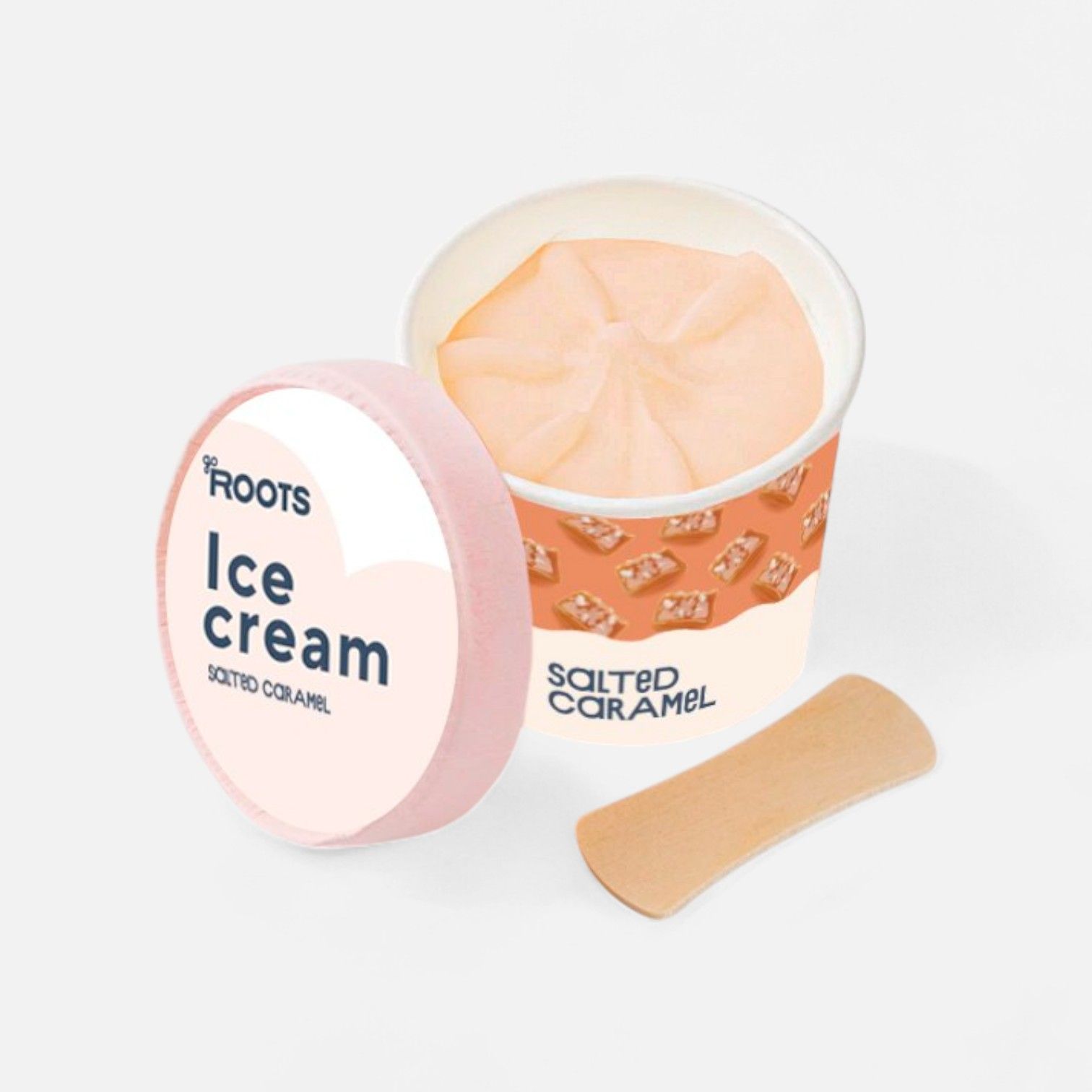 Roots Salted Caramel Ice Cream 85g_0