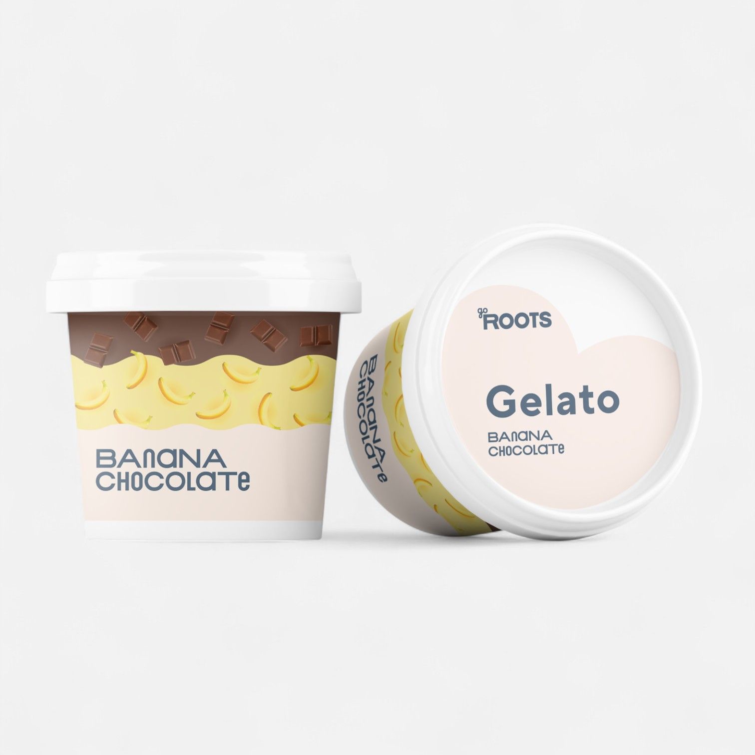 Roots Gelato Chocolate-Banana 85g_0