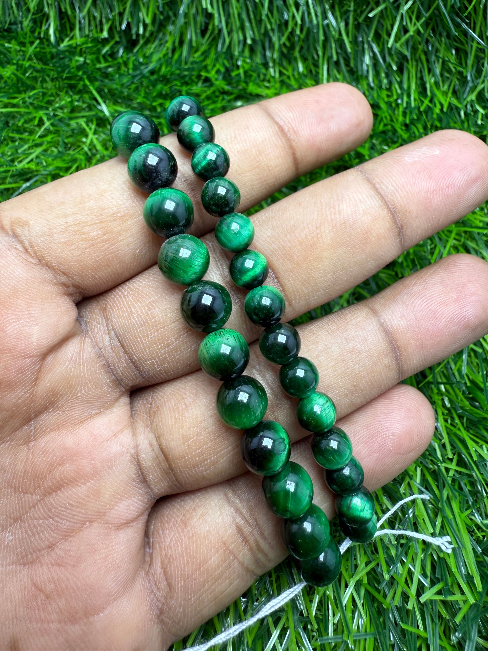 Natural GreenTiger eye Bracelet_0