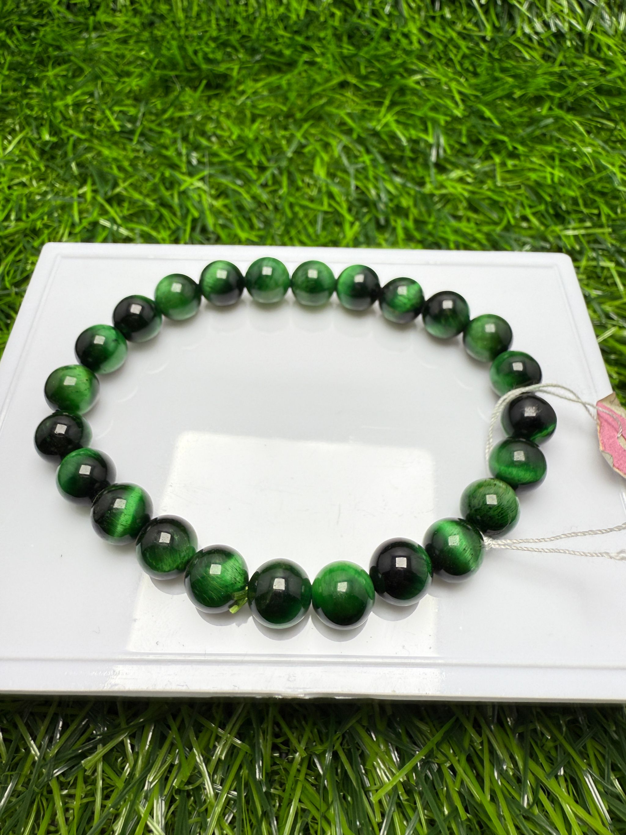 Natural GreenTiger eye Bracelet_2