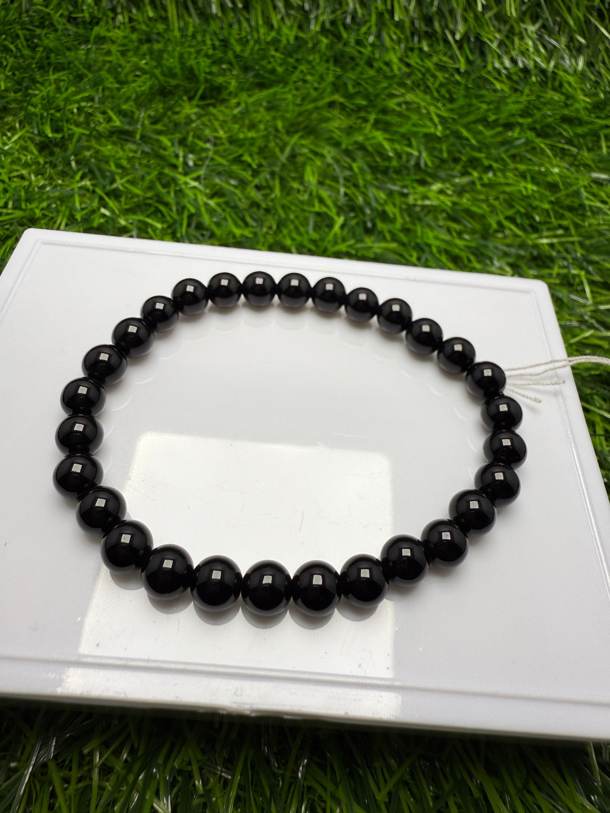 Natural Black Onyx Bracelet_1