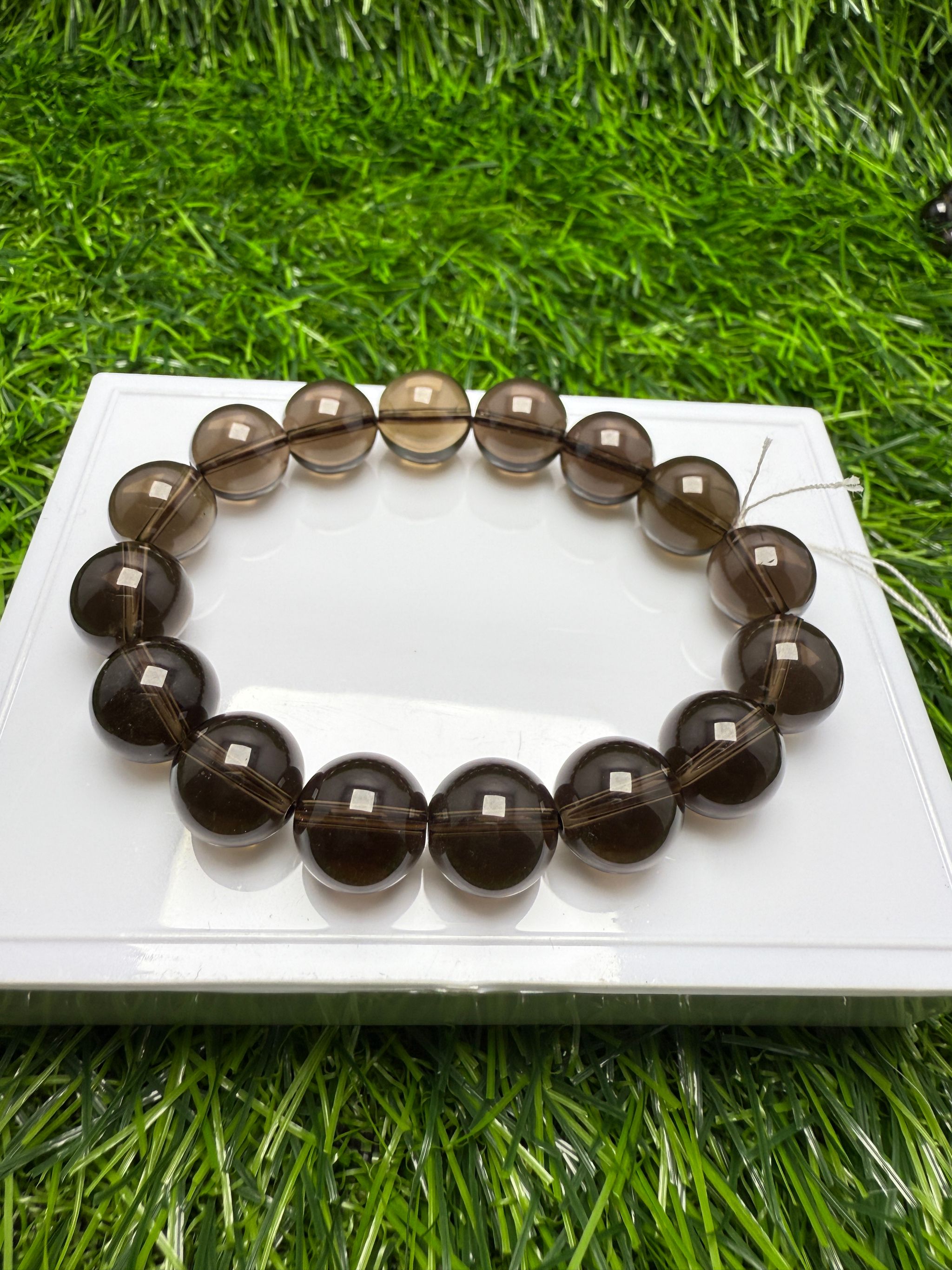Natural smoky quartz bracelet _2